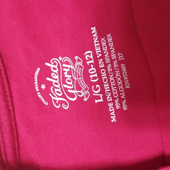 Faded Glory girls kitten shirt with glitter and bling size L/G 10-12 - Picture 4 of 5